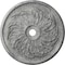 Ekena Millwork Sellek Ceiling Medallion (Fits Canopies up to 9"), 42 1/8"OD x 1 7/8"P, Ultra Pure White Crackle CM42SKUWC - alternate 1